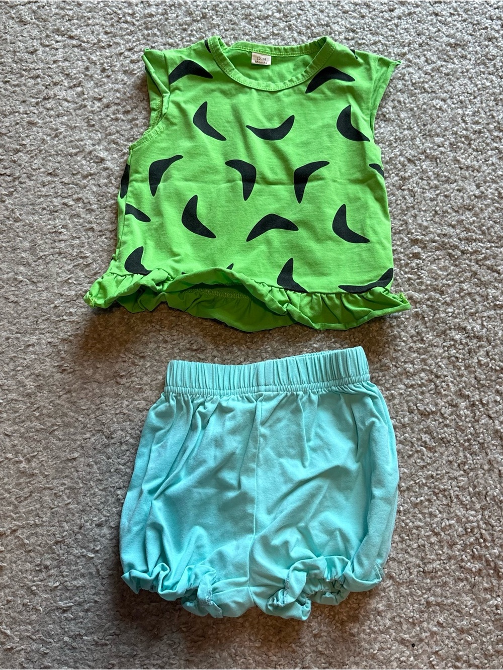 The Flintstones Bam Bam Costume Outfit Set 12-18 months Halloween